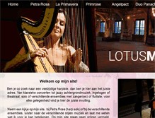 Tablet Screenshot of lotusmusic.nl